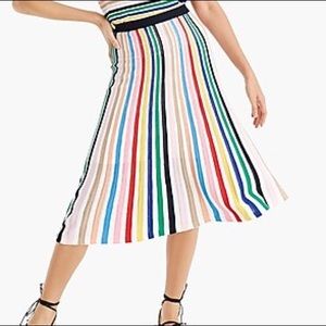 J Crew rainbow skirt